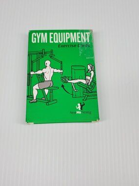 NewMe Fitness Gym Equipment Cards Open but Never Used, All Cards Includes